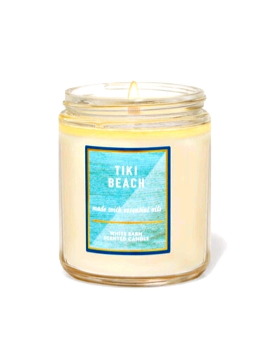 TIKI BEACH SINGLE WICK CANDLE
